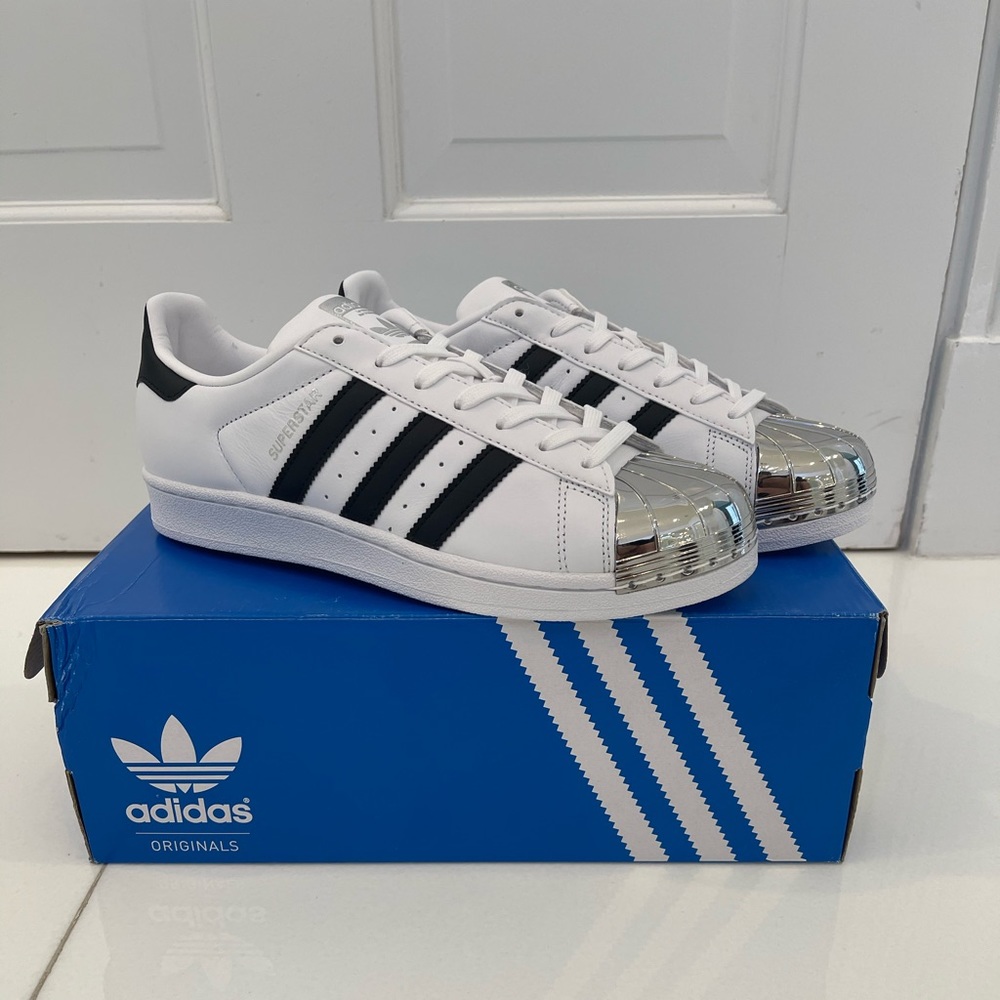 Adidas Superstar Silver Metal Toe